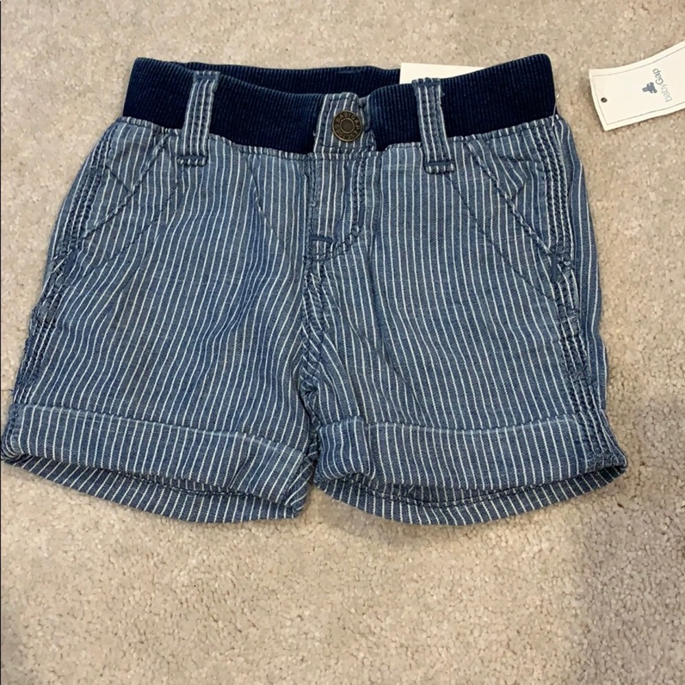 Pinstripe shorts